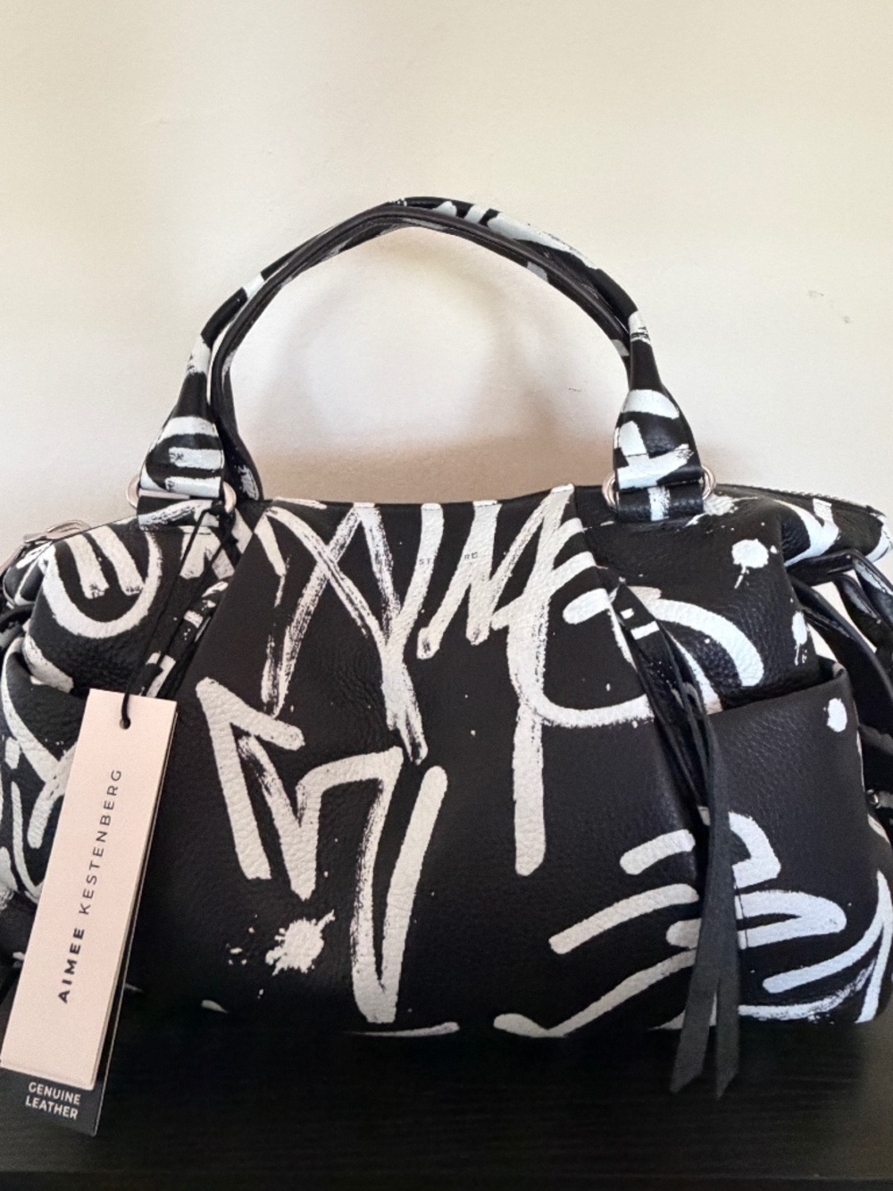 🏷️ NWT BRAND NEW: Aimee Kestenberg Tamitha Convertible Leather Satchel 🏷️